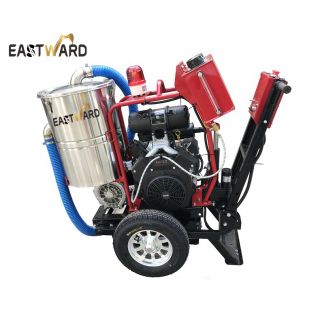 Road grooving machine